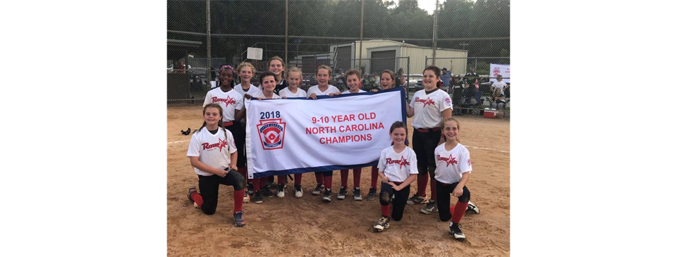 2018 NC State Minor Little League Softball State Champions!